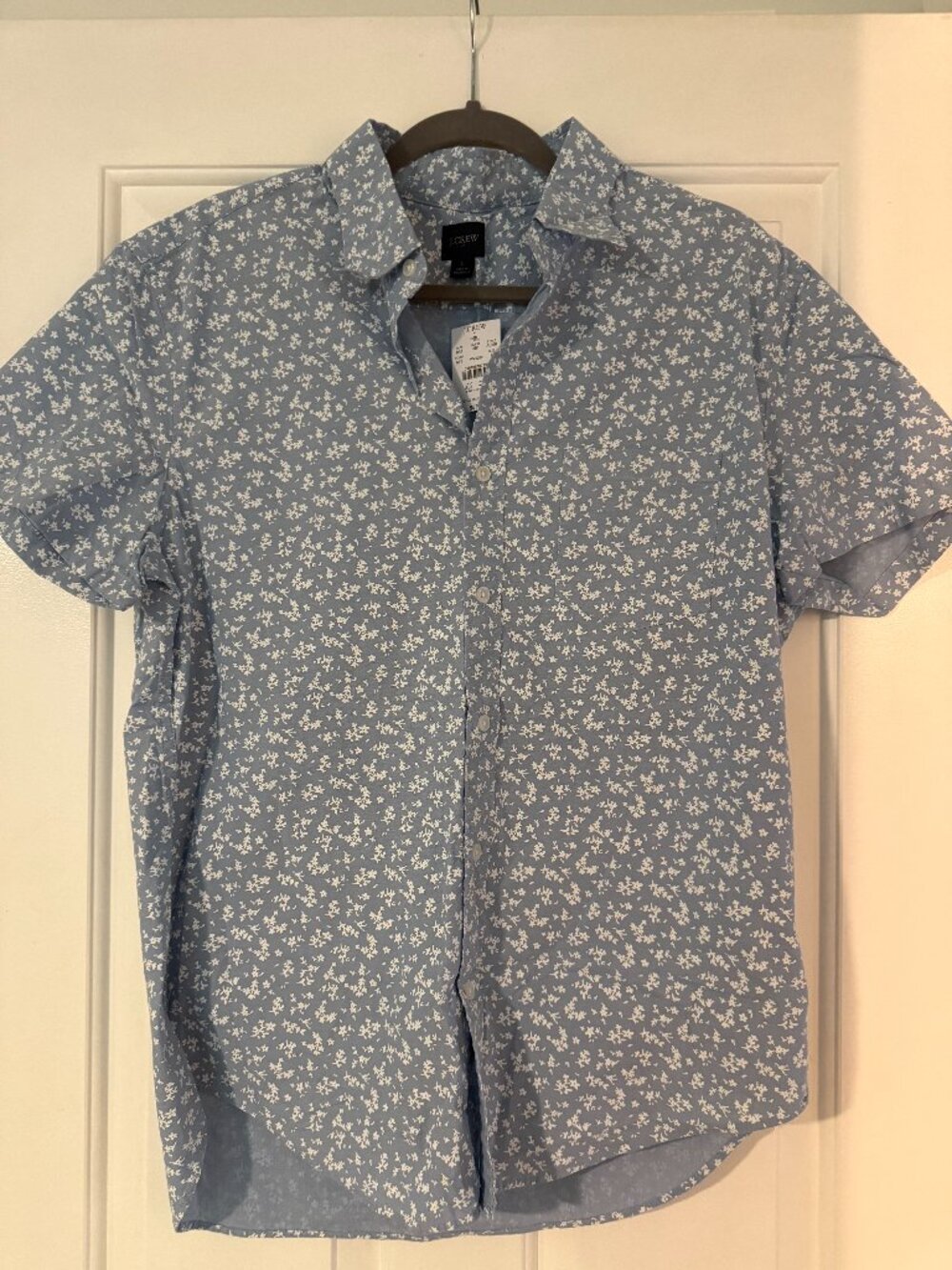 NWT J.Crew Men’s Floral Short Sleeve Button Down